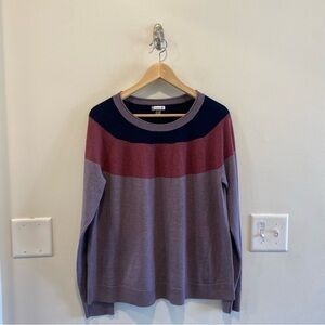 Smartwool Edgewood Colorblock Crew Sweater women’s XL